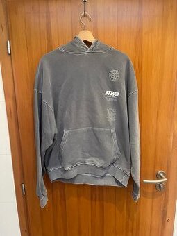 Pánská modrá mikina Pull&Bear - velikost M