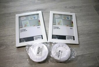 Rámečky + bílé stužky