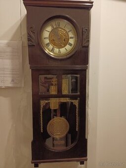 Gustav Becker nástěnné hodiny starožitný
