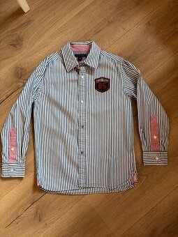 Chlapecká pruhovaná košile,122/128, Tommy Hilfiger