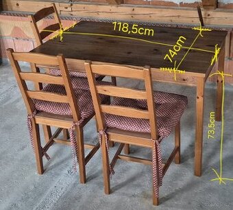 Jídelní set 4x židle