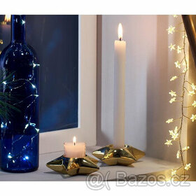 Svícny keramické zlaté