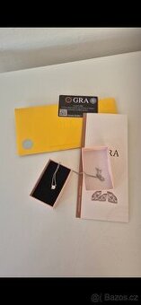 Stříbrný náhrdelník s moissanitem 1 ct