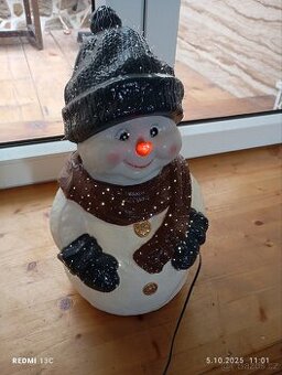 Svítící snehulák