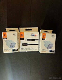 Nabíječka SPIGEN 35w. Kabel Spigen USB-C