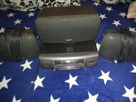 Zesilovač SANYO SURROUND domácí kino 3x repro