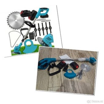 Nový  elektrický křovinořez 2 baterie