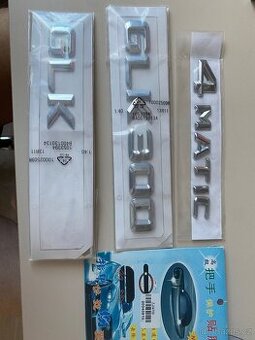 nápisy 4 MATIC atd pro Mercedes