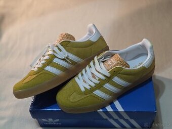 Adidas Gazelle Indoor Mustard/Olive – NOVÉ – vel. 41