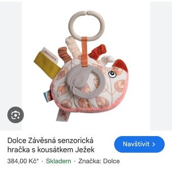 Zavěsná hračka s kousatkem