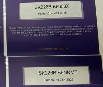 1750 czk/70eur ZDARMA Dajana Rodriguez poukazy