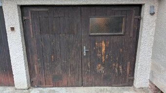 Dvoukřídlá vrata dvoje za odvoz