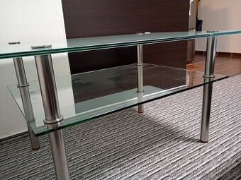 skleněný stůl - 2v1