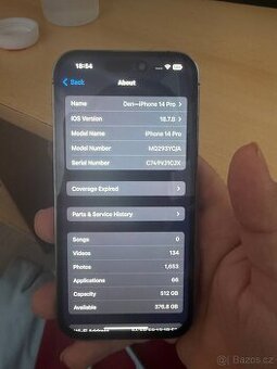 iPhone 14 Pro 512 GB – perfektní stav