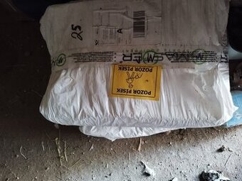 Prodám nepoužity písek do filtrace 50 kg