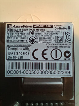 Wifi modul do ASUS MB bez externí antény