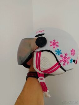 Lyžařská helma se štítem Etape Rider Pro 53-55cm