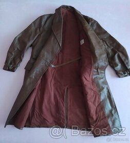 50. leta.luxusni kožený kabát na moto, veteran - 1