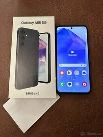 Samsung A55 5g modročerný,128gb,záruka