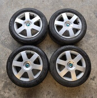 16" LETNÍ KOLA OCTAVIA II 6,5JX16 ET50 205 55 16 7-8MM