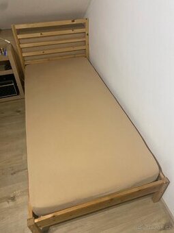Postel IKEA TARVA 90x200 + rošt + matrace