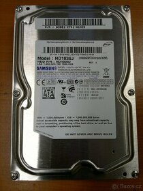 Funkčni 3,5" HDD SAMSUNG HD103SJ SN-S246JDWZ708109, 1TB