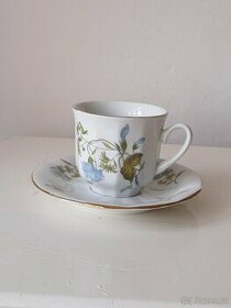 Hrnky chrpy Karlovarský porcelán Dalovice