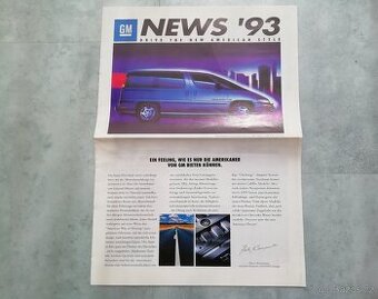 GM 1993 - propagační noviny - doprava v ceně