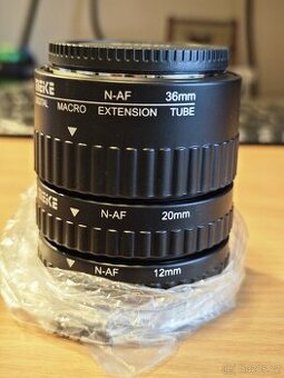 Mezikroužky Nikon F mount s přenosem
