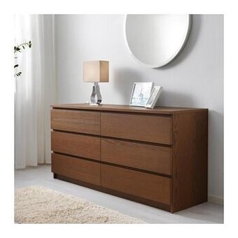 Komoda Malm hědá, Ikea
