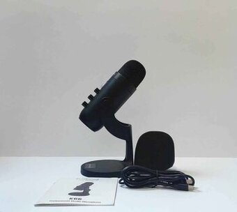 Nový stolní mikrofon Zealsound, černý, k dispozici více kusů - 1