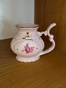 Pítko růžový porcelán