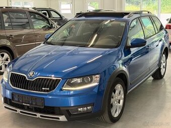ŠKODA OCTAVIA III SCOUT 2.0TDI 135kw 4x4 DSG, modrá RACE