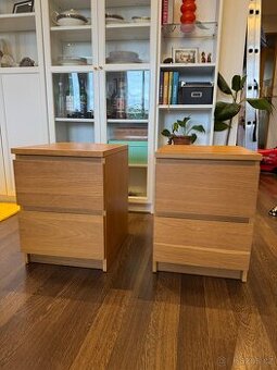 2x noční stolek IKEA MALM