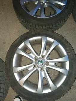 Alu kola 5x112 a pneu 225/45 R17 Zimní