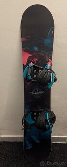 Gravity Thunder 120 cm snowboard a boty Gravity vel 37