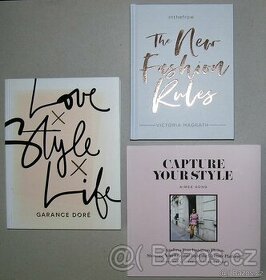 3x lifestylová kniha o módě, v angličtině