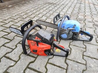 Dvě motorové pily