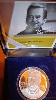Stříbrná pamětní medaile 2012 "Václav Havel" proof