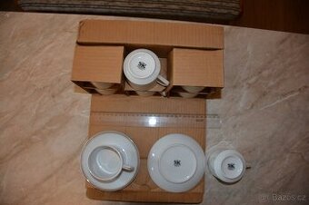 Retro set šálků na kávu Čína