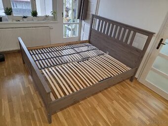 Postel IKEA Hemnes včetně roštů 180x200