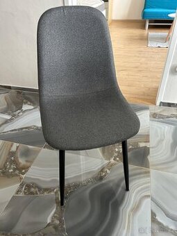 Jidelni židle CELIA tmavě šedá