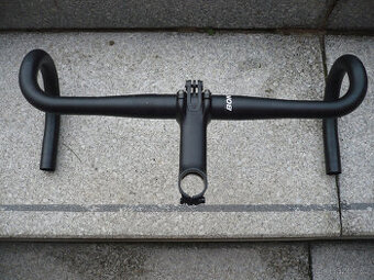 lehká silniční alu řídítka Bontranger včetně představce