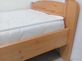 Postel s  matrací 204x100x55