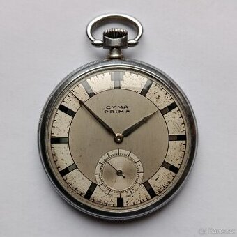 Švýcarské kapesní hodinky CYMA Art Deco