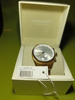 KRONABY Sekel 43 Rose-Silver Hybrid Smartwatch - Použité
