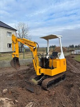 Japonský minibagr 1.5t Mitsubishi, plně funkční