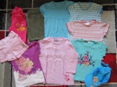 Set oblečení pro holku vel.110+ 110/116- 10 ks