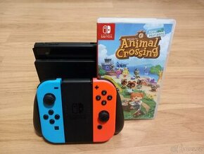 Nintendo switch + hra animal crossing