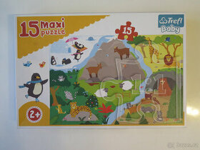 Trefl Puzzle zvířátka ve světě MAXI 15 dílků